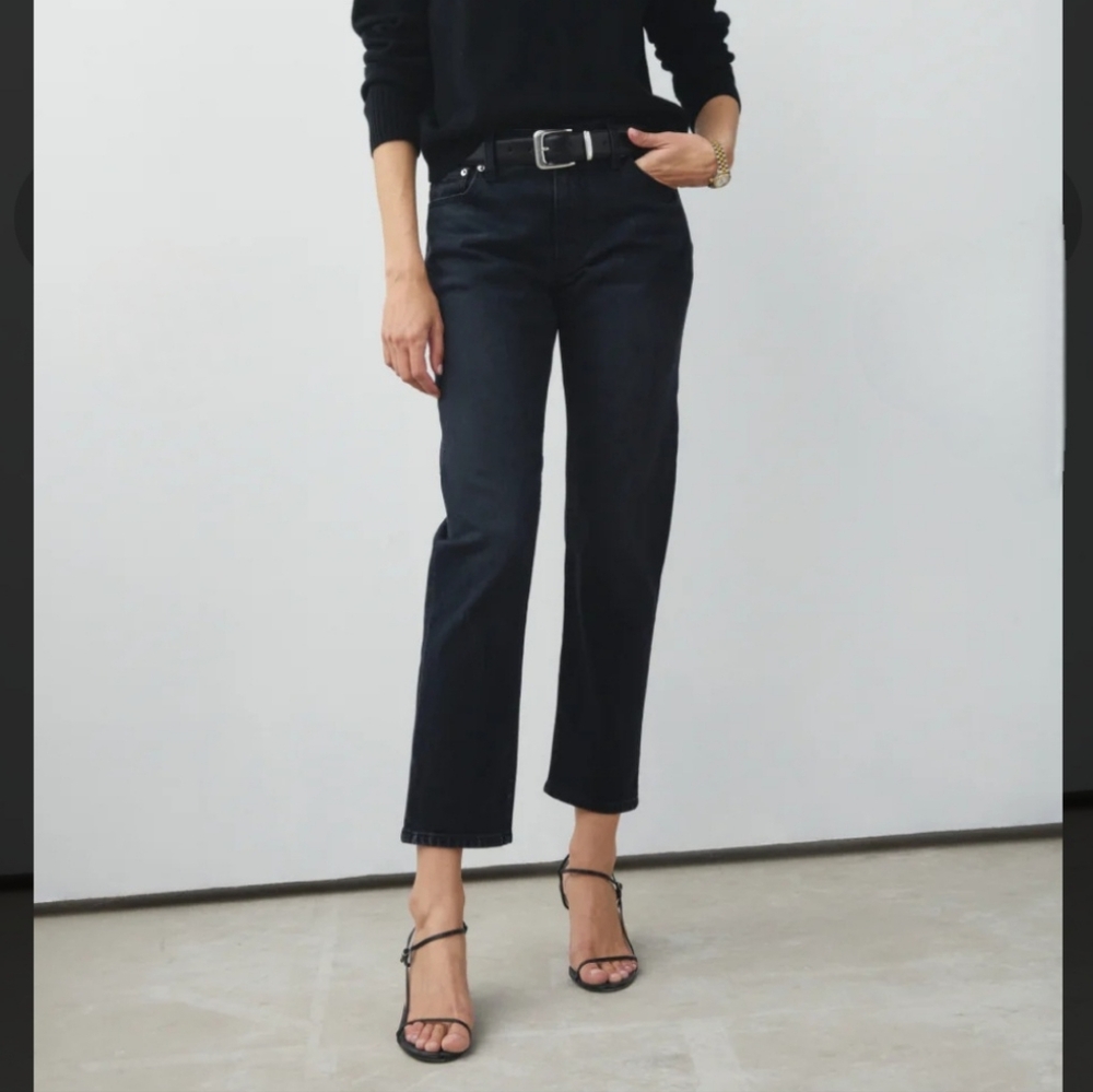 AYR The Stance cropped jean, Ace of Spades wash, 34, EUC